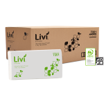 Livi Basics Ultraslim Paper Hand Towels 1 ply 150 sheets x 16