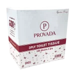 Provada 3 ply Embossed Toilet Tissues 280 sheet x 48 rolls per carton